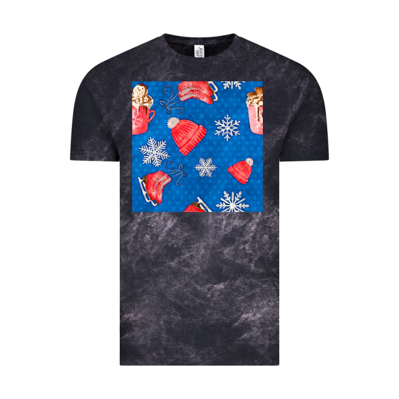 Winter  Snowflakes Hot Cocoa Ice Skating Shoes Vintage Tee by FaDigitalArtStudio | Teevron