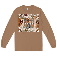 Toasted Coconut Dog Mom Long Sleeve Tee - CowhideDigitalArt