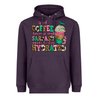 Plum iced coffee because my sarcasm needs to stay hydra Heavyweight Hoodie - Jasminsmagicworld
