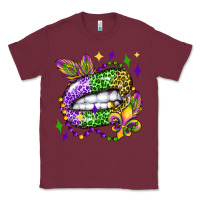 Burgundy mardi gras lip olivia Classic Tee - OliviaCreatesArt