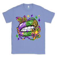 Colony Blue mardi gras lip olivia Classic Tee - OliviaCreatesArt