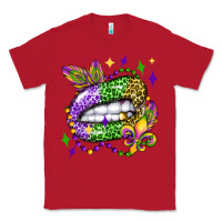 Red mardi gras lip olivia Classic Tee - OliviaCreatesArt