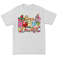 Dove Grey Easter Day One hoppy Teacher Premium Tee - OliviaCreatesArt