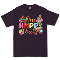 Plum Easter Day One hoppy Teacher Premium Tee - OliviaCreatesArt