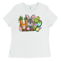 White hop easter day Ladies Tee - FaDigitalArtStudio