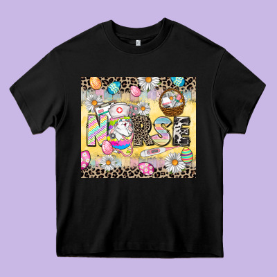 Easter Nurse Easter Day Heavy Core Tee Designed By Cowgirlartshop