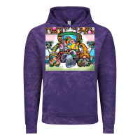 Cloud Purple easter Vintage Hoodie - CowhideDigitalArt