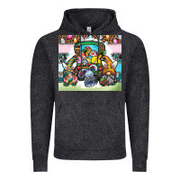 Vintage Black easter Vintage Hoodie - CowhideDigitalArt