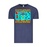 Vintage Denim Battery Life Of A Teacher Tumbler Vintage Tee - BundleAndBundleShop