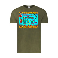 Vintage Olive Battery Life Of A Teacher Tumbler Vintage Tee - BundleAndBundleShop