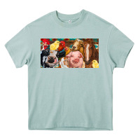 Arona Farm animals with aztec Heavy Core Tee - RanaPortraitStore