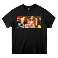 Black Farm animals with aztec Heavy Core Tee - RanaPortraitStore