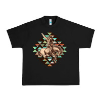 Black Aztec symbol rodeo Urban Heavy Tee - FaDigitalArtStudio