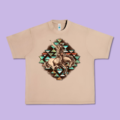 Aztec Symbol Rodeo Urban Heavy Tee Designed By Fadigitalartstudio