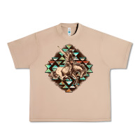 Burro Aztec symbol rodeo Urban Heavy Tee - FaDigitalArtStudio