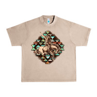 French Oak Aztec symbol rodeo Urban Heavy Tee - FaDigitalArtStudio