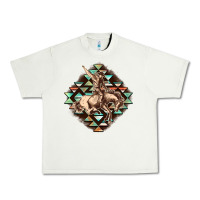 Pistachio Aztec symbol rodeo Urban Heavy Tee - FaDigitalArtStudio