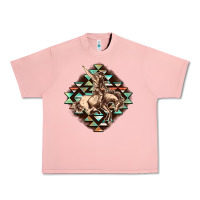 Salmon Aztec symbol rodeo Urban Heavy Tee - FaDigitalArtStudio