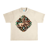 Sandshell Aztec symbol rodeo Urban Heavy Tee - FaDigitalArtStudio