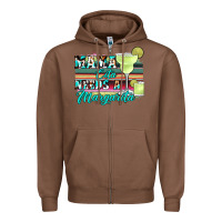 Chestnut mama cita needs a margarita Zipper Hoodie - JahusDesignShop
