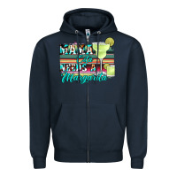 Navy mama cita needs a margarita Zipper Hoodie - JahusDesignShop