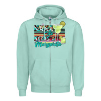 Seafoam mama cita needs a margarita Zipper Hoodie - JahusDesignShop