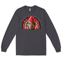 Smoke Christmas Gnome Long Sleeve Tee - CowhideDigitalArt