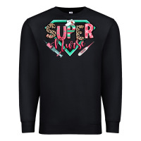 Black super nurse Premium Sweatshirt - RanaPortraitStore