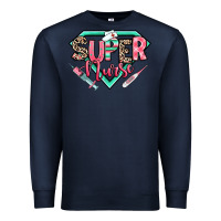 Navy super nurse Premium Sweatshirt - RanaPortraitStore