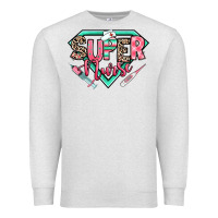 Oatmeal Heather super nurse Premium Sweatshirt - RanaPortraitStore