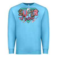 Ocean Blue super nurse Premium Sweatshirt - RanaPortraitStore
