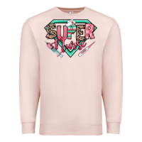 Pale Pink super nurse Premium Sweatshirt - RanaPortraitStore