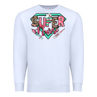 White super nurse Premium Sweatshirt - RanaPortraitStore