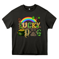 Asphalt Lucky dog St. Patrick's Day Heavy Core Tee - CowGirlArtShop