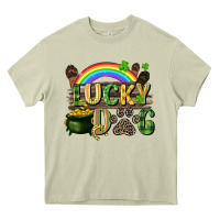 Mossy Lucky dog St. Patrick's Day Heavy Core Tee - CowGirlArtShop