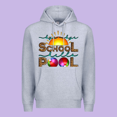 Bye Bye School Hello Pool Premium Hoodie Designed By Artiststas
