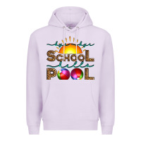 Lilac bye bye school hello pool Premium Hoodie - Artiststas