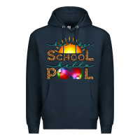Navy bye bye school hello pool Premium Hoodie - Artiststas