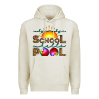 Oatmeal Heather bye bye school hello pool Premium Hoodie - Artiststas