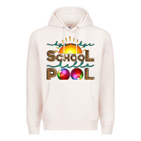 Pale Pink bye bye school hello pool Premium Hoodie - Artiststas