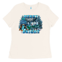 Bone merry and bright Ladies Tee - FaDigitalArtStudio
