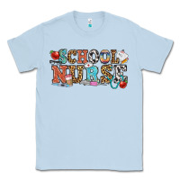 Dusty Blue school nurse Classic Tee - OliviaCreatesArt