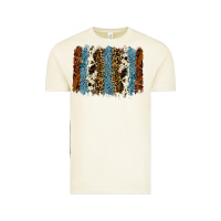 Vintage Arctic tool leather leopard cowhide backround Vintage Tee - RanaPortraitStore