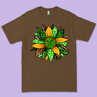 St. Patrick's Sunflower Premium Tee Designed By Oliviacreatesart