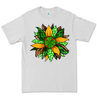 Dove Grey St. Patrick's sunflower Premium Tee - OliviaCreatesArt
