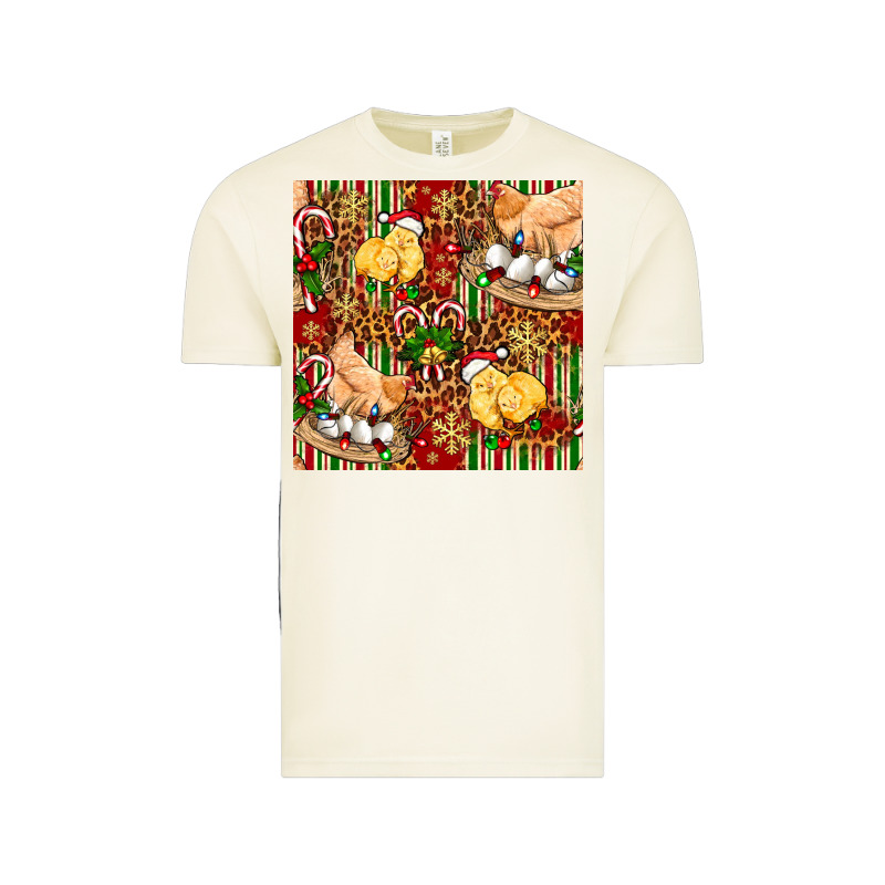 Christmas Chicken Vintage Tee by FaDigitalArtStudio | Teevron