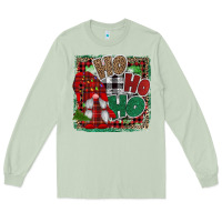 Matcha Ho Ho Ho Gnomes Long Sleeve Tee - CowhideDigitalArt