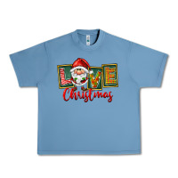 Pebble Blue Love Christmas Gnome Santa Urban Heavy Tee - FaDigitalArtStudio