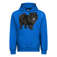 Cobalt black chow chow Urban Hoodie - RanaPortraitStore