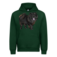Foreset Green black chow chow Urban Hoodie - RanaPortraitStore